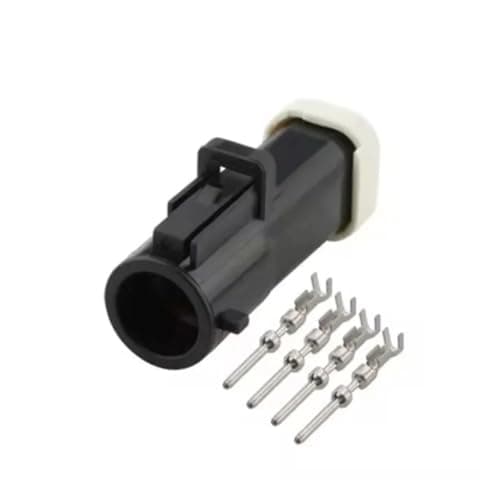 DEVFGTQA 4 Pin/Way Automotive Waterproof Connector Female Male F20B-14A624-DA / / Sensor Connector Plug(Male,20 Sets_4P)
