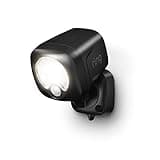 Ring Spotlight Battery — Motion-activated spotlight, bright LEDs, works with Amazon Sidewalk, Black