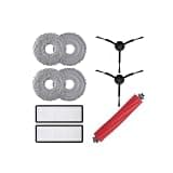 Replacement Parts Kit Compatible with Roborock Q Revo Pro Q Revo S Robot Vacuum Cleaner Washable Filter Main Side Brush Mop Dust Bag Optional(Set2)