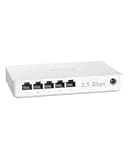 BrosTrend 5 Port 2.5GB Switch, Unmanaged Ethernet Switch for Game Console, PC, NAS, etc. 2.5 Gigabit Network Switch Fanless Plug & Play, Multi-Gigabit Switch, Desktop / Wall Mount, Lifetime Protection
