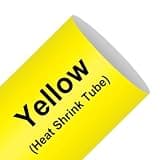 Heat Shrink Tube Label 6mm 9mm 12mm 19mm 24mm 10PK Compatible with 4200 5200 Printer Replaces 18052 18054 18056 18051 18053 18055 18057(Black on Yellow)