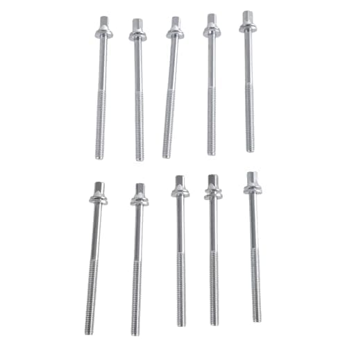 QIEIEI 10Pcs Drum Set Screws Metal Drum Screw Essential Metal Instrument Replacement Part for Percussion Musical Instruments