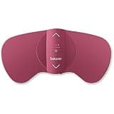 Beurer EM50 TENS Unit & Heating Pad, Portable Period Cramps Pain Relief, Rechargeable, Auto Shut-Off, 15 TENS Levels, for Fast Heating, Drug-Free Menstrual or Lower Back Pain Relief, FSA-HSA
