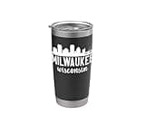 Milwaukee Wisconsin Stainless Steel Insulated Tumbler