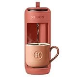 Keurig K-Mini Mate Single Serve K-Cup Pod Coffee Maker, Brews Up to 12 oz Cup, Compact Portable Coffee Machine for Small Spaces, Great for Dorms & Offices, Red Rocks (Renewed)