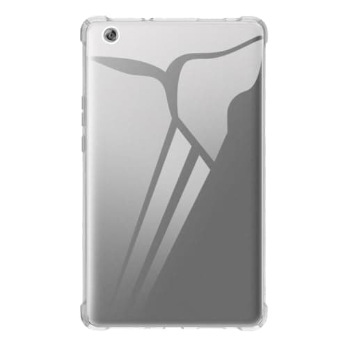 Shantime Case Compatible with Huawei MediaPad M3 Lite 8 8.0 2017 Case, Ultra Slim Soft Flexible TPU Skin Shockproof Bumper Anti-Yellowing Back Cover Shell (Clear)
