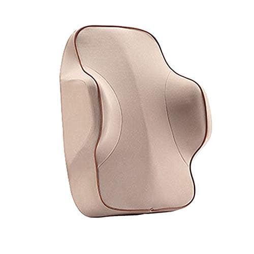 CVEUE CA Car Lumbar Pillow Lumbar Support Pillow for Car Memory Pillow Back Support Cushion Lumbar pillowLumbar Support (Color : Beige, Size : 453712cm)