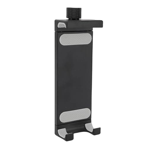 Xyntor Tablet Stand with Quick Adjustment | 120-250mm Range for Live Streaming/Video Calls/Selfies | 1 / 4in Screw Hole Mount for Tablets & Phones
