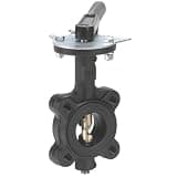 Milwaukee Valve Lug-Style Butterfly Valve, Ductile Iron, 200 psi, 2 in Pipe Size - ML-233E 2