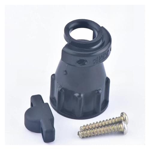 Moviziroten 4 Pin Automotive Transducer Socket Wiring - Black Circular Connector Socket 182658-1, 206153-1, 206060-1, 1-206062-4 for Car Maintenance (1 Set,Cover with Screw)
