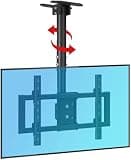 MekUk TV Mount Stands Adjustable Height Telescoping Ceiling TV Bracket, Ceiling TV Mount, Wall TV Mount Bracket, Metal Expansion Screw Fixing