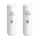VancEpic RO+PCB Filter Replacement for QR600 Under Sink Water Filter System