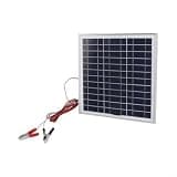Hosrivae 20W Solar Charging Panel with Stand Frame, 12V Monocrystalline Portable Photovoltaic Module for Outdoor Camping, Hiking, RV, Boat and Off-Grid Use