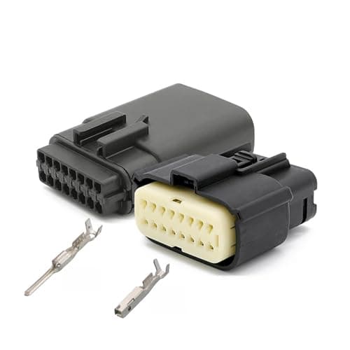 SSXLSMYXGS 1-20Sets 16 Pin Automotive Headlight Connector 334821601 334721601(Male Female set,1Set)