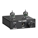 Fosi Audio P2 Headphone Amplifier Vacuum Tube Headphone Amp Mini Hi-Fi Stereo Audio with Low Ground Noise Output Protection