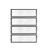 Mop Cloth Vacuum Bags Side Brush Filter Replaceable Spare Parts，Compatible with Roborock S8 MaxV Ultra Robot Vacuum Cleaner Accessories(4 Pcs.)