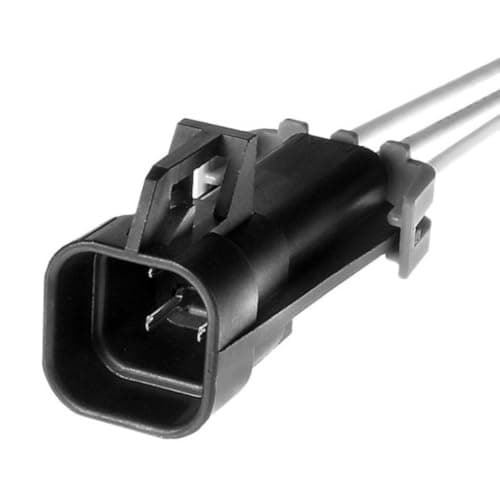 KarParts360 For Oldsmobile Silhouette 1996-2004 Multi-Purpose Pigtail | Black | Square Shape | Male Terminal Gender | 4 Terminals | Blade Pin Terminal | Female Gender