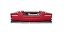 G.SKILL RipjawsV Series DDR4 RAM 8GB (1x8GB) 2666MT/s CL19-19-19-43 1.20V Intel AMD Desktop Computer Memory U-DIMM - Red (F4-2666C19S-8GVR)