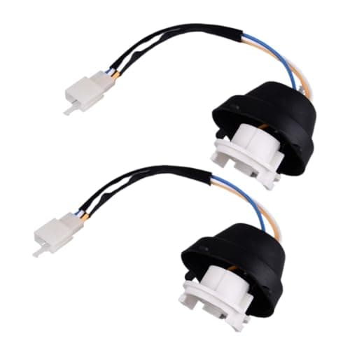 Syncovia Car Daily Care 2pcs BA20D Motorcycle Socket Lamp Bulb Connector Base Fit for REX for RS 400 450 500 Auto Parts