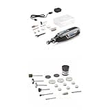 Dremel Lite 7760 4V Li-Ion Cordless Rotary Tool, Variable Speed, Multi-Purpose, Black, Modern, Compact, 10 Accessories, 20-Piece Cleaning & Polishing Kit, Reusable Storage Case
