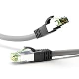 Goobay 55137 CAT 8.1 Patch Cable S/FTP (PiMF) Grey - LSZH Halogen-Free CU Material