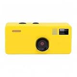 VELATEMOR Portable FHD Camera, 1080P Vintage Travel Video Camera with 1.47 Inch Screen and Built in Fill Light for Students Vloggers and Retro Photography (Yellow)
