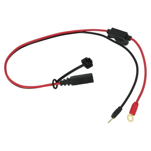 X-Connect M6 Eyelet Clamp Wiring Harness 53Cm Black Abs Battery Terminal Connector for Trickle Charger Cable Electrical Accessories