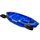 7FT Perch-on-Top Hard Shell Kids Kayak, Youth Recreational Ocean Fishing Kayak with Paddle, 88 Lbs Weight Capacity for Family Water Sports, Touring & Outdoor Adventure
