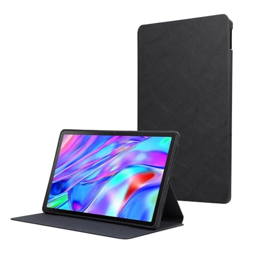 WEUFBG Stand Case for Lenovo Tab M10 3rd Gen 10.1 inch 2022, Slim Leather Business Folio Stand Protective Tablet Cover, Multi-Angle Viewing(Black)