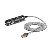 HKY XT60i Car Charge Cable 6.5FT DC12V 24V Cigarette Lighter Plug to XT60i Cord for Ecoflow Delta River Portable Power Station Solar Generators