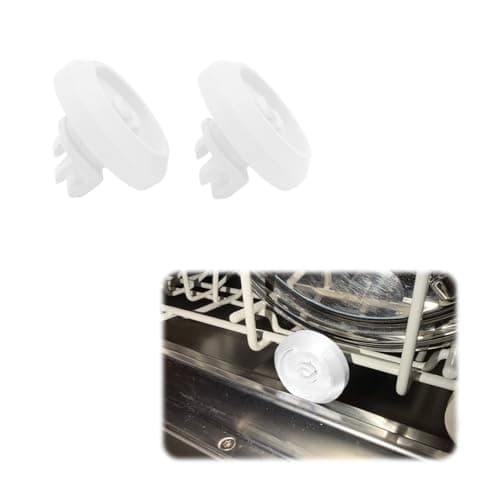 Dishwasher Rack Roller Compatible with Miele G7310 G7410, Replacement Wheel for Lower Basket, PETG Material, 3.5cm Diameter (WHITE)