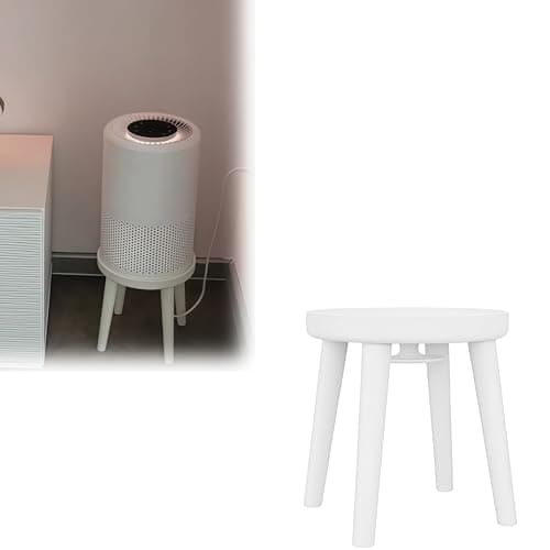 Air Purifier Base Stand Compatible with Levoit Core 200S – Stable Support Base Design with Cable Management & Raised Mount Holder (White)