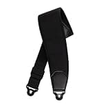 Planet Waves D'Addario Auto Lock Guitar Strap - Acoustic & Electric Accessories - Easy to Use Locking Straps - Uses Existing Buttons - Nylon - Black