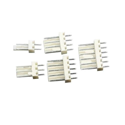 AICNRUT 50-200Pcs 2510 KF2510 Male Wafer Plug Connector 2-10Pin 2.54mm Pitch Straight Angle Connector For Computer Fan AICNRUT(200Sets,4P)