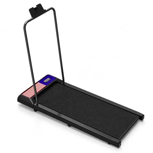 Walking Treadmill Pad with 8% Incline for Home, Under Desk Treadmill for Home Office, 2.5HP Quiet Portable Walking Mat, 265 lbs Capacity, Compact Treadmill for Small Spaces with 15" x 35.4" Belt
