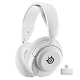 SteelSeries Arctis Nova 5P Wireless Multi-System Gaming Headset — White — Neodymium Magnetic Drivers — 100+ Audio Presets — 60 HR Battery — 2.4GHz or BT — Gen2.X Mic — PS5, PS4, PC, Switch, Mobile