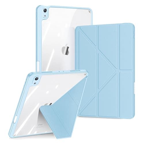 SidunRilax Case for iPad Air 11-inch (M4 2026/M3 2025/M2 2024) & 10.9-inch (5th/4th Gen), Magnetic Detachable Cover with Multi-Angle Stand, with Apple Pencil Holder &Auto Sleep/Wake, (Blue)