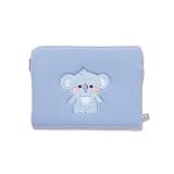 Official BT21 TATTON Carry Pouch - KOYA, Cute Zipper Makeup Bag, Cosmetic Bag, Small Organizer Pouch for Purse, Kpop Merch Gift for Girls