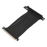 ZZIOLYTHICTRADING PCIe Extension Cable 15cm 128Gbps High Speed PCIe x16 3.0 Riser Card for Graphics Card Sound Card Network Card with Immersion Gold PCB and ABS Housing (Black)