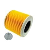 ZZDKAVHSU Replacement Cartridge Filter, Compatible with Karcher WD3 WD 3 P SE4001 WD2 WD1 MV3 Air Dust HEPA Filters Vacuum Cleaner Accessories Parts