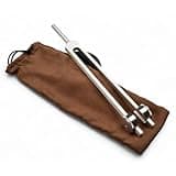 Om 136.1 Weighted Tuning Fork, Made in USA Aluminum Sound Fork with Weighted Ends for Meditation Relaxation Sound Practice, Chakra Tone Work and Music Instrument Pitch Reference (Weighted - 68.05 Hz)