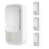 Plug In Air Ionizers - 4 Pack Quiet Negative Ion Air Purifier, Air Fresheners for Home, Bedroom, Office, Kitchen - Portable Air Purifiers Portable Odor Eliminator for Smoke, Dust, Pet Smell