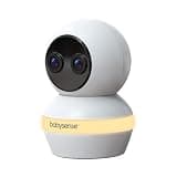 Babysense Touch Add-On Camera Unit – 4MP Dual-Lens (Wide & Telephoto), 6X Hybrid Zoom, AI Auto Tracking & Focus Area, Night Vision, Compatible w Touch Parent Unit/App (Monitor Not Included)