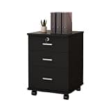 NUHSLF Yellow Lockable Filing Cabinetsimple Low File Storage for Home & Office Organized Document Storage Solution Durable and Stylish File Cabinet for Easy Access (Black)