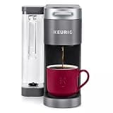 Keurig K-Supreme Single Serve K-Cup Pod Coffee Maker, MultiStream Technology, 4 Brew Sizes, 66oz Dual-Position Removable Reservoir, Gray (Renewed)