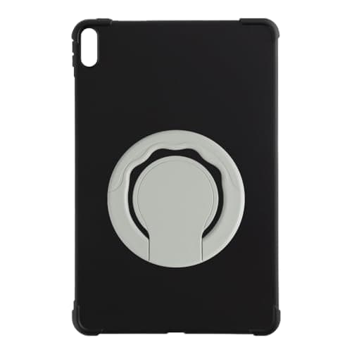 Shantime Tablet Case and Stand Holder Compatible with Huawei MatePad Pro 10.8 5G 2019 Case, Shockproof Cover and 360 Rotating Ring Handle Grip Bracket(Black)