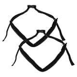 Mikinona 2pcs Adjustable Portable Chair Straps for High Chairs and Travel, Comfortable Fabric Waist Belt Harness for Safety and Easy Use