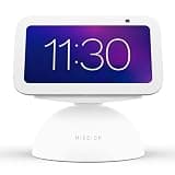 Echo Show 5 Bundle: Includes, Echo Show 5 (3rd Gen, 2023 release) | Glacier White and Made for Amazon Battery Base | Glacier White