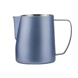 MyLililauxi Coffee latte maker with embossed pointed spout, 304 stainless steel Italian coffee frother