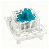 48pcs Classic Green Mechanical Keyboard Replacement Switches, 3-pin Heavy Clicky/80gf Accurate Typing/LED/Gaming Keyboard/3D Prints